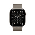 Sie sehen das Produktbild 02 von Apple Watch Series 11 GPS + Cellular, 46 mm Titangehäuse Natur, Milanaise Armband Natur - S/M Apple Watch Series 11 GPS + Cellular, 46 mm Titangehäuse Natur, Milanaise Armband Natur - S/M