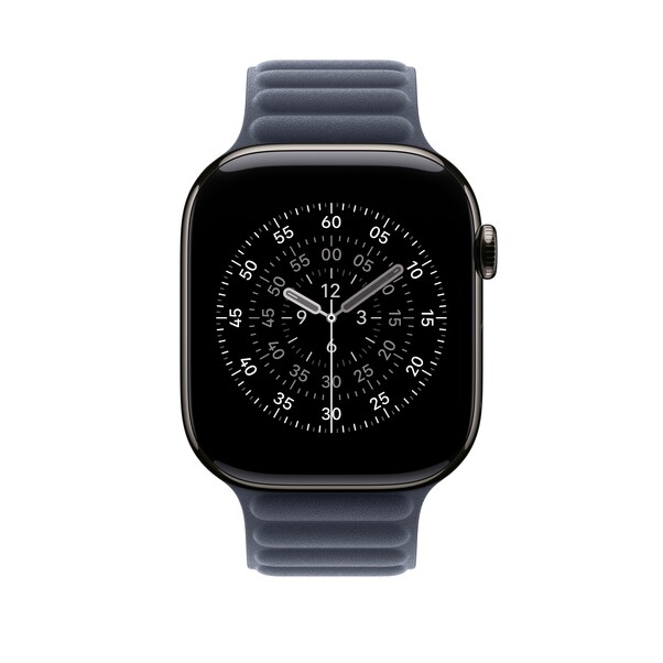 46 mm Armband mit Magnetverschluss Navy - M/L