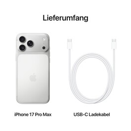 iPhone 17 Pro Max 512 GB Silber 