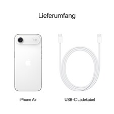 Sie sehen das Produktbild 08 von iPhone Air 256 GB Wolkenweiß iPhone Air 256 GB Wolkenweiß