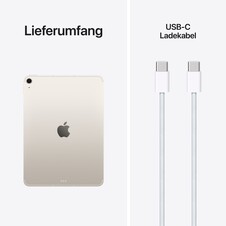 11" iPad Air Wi-Fi + Cellular 256 GB - Polarstern (M4)