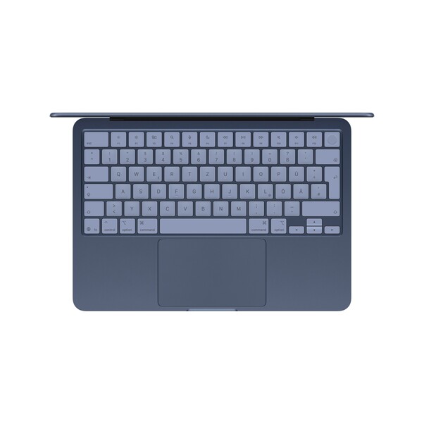 13" MacBook Neo: Apple A18 Pro Chip mit 6‑core CPU und 5‑core GPU, Magic Keyboard mit Touch ID, 512 GB SSD - Indigo