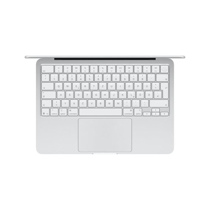 13" MacBook Neo: Apple A18 Pro Chip mit 6‑core CPU und 5‑core GPU, Magic Keyboard mit Touch ID, 512 GB SSD - Silber