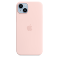 iPhone 14 Plus Silikon Case mit MagSafe - Kalkrosa