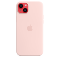 iPhone 14 Plus Silikon Case mit MagSafe - Kalkrosa