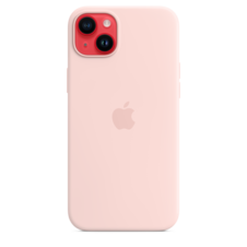 iPhone 14 Plus Silikon Case mit MagSafe - Kalkrosa