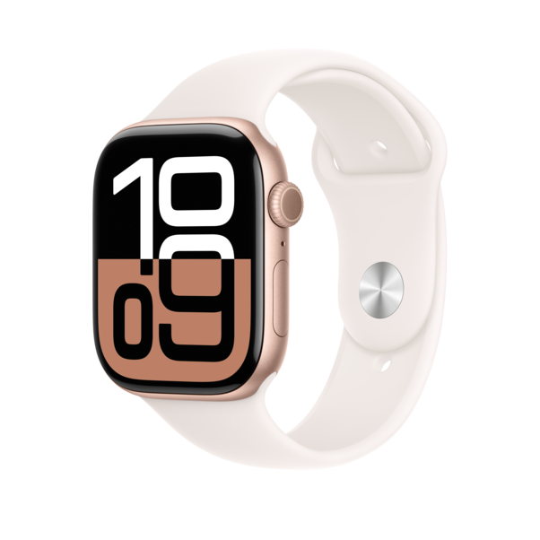 46 mm Sportarmband Blassrosa – S/M