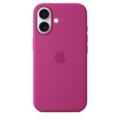 Sie sehen das Produktbild 04 von iPhone 16 Silikon Case mit MagSafe – Fuchsia iPhone 16 Silikon Case mit MagSafe – Fuchsia