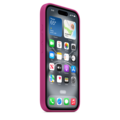 Sie sehen das Produktbild 05 von iPhone 16 Silikon Case mit MagSafe – Fuchsia iPhone 16 Silikon Case mit MagSafe – Fuchsia