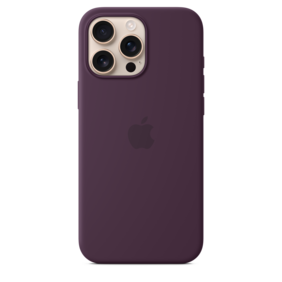 iPhone 16 Pro Max Silikon Case mit MagSafe – Pflaume