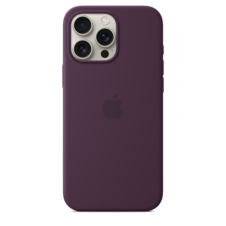 Sie sehen das Produktbild 02 von iPhone 16 Pro Max Silikon Case mit MagSafe – Pflaume iPhone 16 Pro Max Silikon Case mit MagSafe – Pflaume