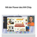 Sie sehen das Produktbild 06 von 24" iMac mit Retina 4,5K Display: Apple M4 Chip mit 8‑Core CPU und 8‑Core GPU, 256 GB SSD - Silber 24" iMac mit Retina 4,5K Display: Apple M4 Chip mit 8‑Core CPU und 8‑Core GPU, 256 GB SSD - Silber