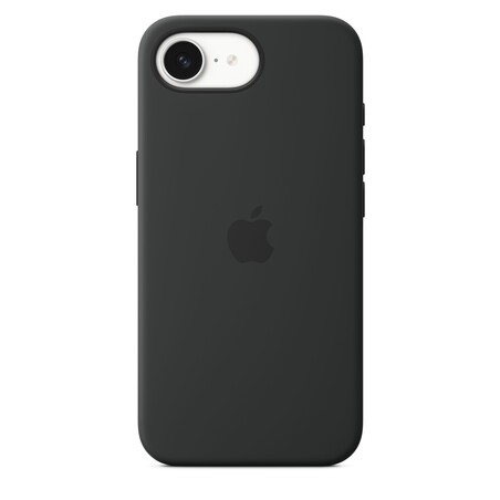 Sie sehen das Produktbild 01 von iPhone 16e Silikon Case − Schwarz iPhone 16e Silikon Case − Schwarz