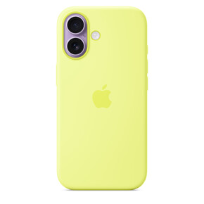 iPhone 17 Silikon Case mit MagSafe - Neongelb
