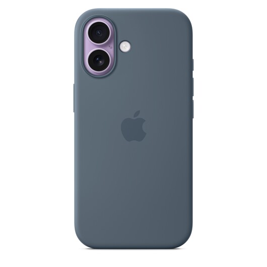 Sie sehen das Produktbild 01 von iPhone 17 Silikon Case mit MagSafe - Maritimblau iPhone 17 Silikon Case mit MagSafe - Maritimblau