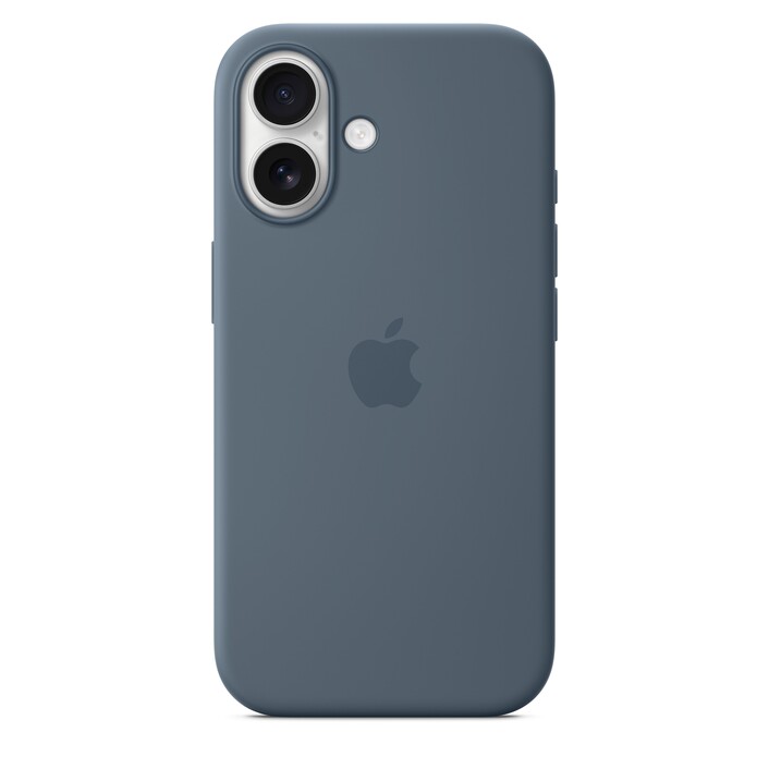 Sie sehen das Produktbild 04 von iPhone 17 Silikon Case mit MagSafe - Maritimblau iPhone 17 Silikon Case mit MagSafe - Maritimblau