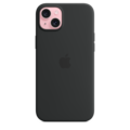 iPhone 15 Plus Silikon Case mit MagSafe – Schwarz
