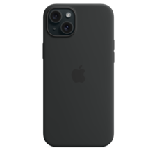 iPhone 15 Plus Silikon Case mit MagSafe – Schwarz