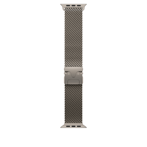 Sie sehen das Produktbild 01 von 49 mm Milanaise Armband Titan Natur – L 49 mm Milanaise Armband Titan Natur – L
