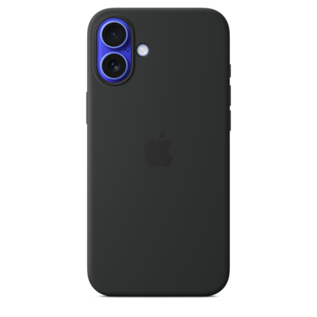 Sie sehen das Produktbild 01 von iPhone 16 Plus Silikon Case mit MagSafe – Schwarz iPhone 16 Plus Silikon Case mit MagSafe – Schwarz