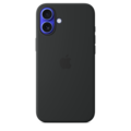 Sie sehen das Produktbild 01 von iPhone 16 Plus Silikon Case mit MagSafe – Schwarz iPhone 16 Plus Silikon Case mit MagSafe – Schwarz