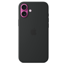 Sie sehen das Produktbild 03 von iPhone 16 Plus Silikon Case mit MagSafe – Schwarz iPhone 16 Plus Silikon Case mit MagSafe – Schwarz