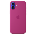 Sie sehen das Produktbild 01 von iPhone 16 Plus Silikon Case mit MagSafe – Fuchsia iPhone 16 Plus Silikon Case mit MagSafe – Fuchsia