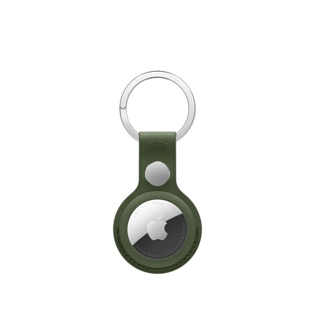 Sie sehen das Produktbild 01 von AirTag Feingewebe Schlüsselanhänger – Moosgrün AirTag Feingewebe Schlüsselanhänger – Moosgrün