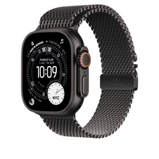 Sie sehen das Produktbild 02 von 49 mm Milanaise Armband Titan Schwarz – M 49 mm Milanaise Armband Titan Schwarz – M