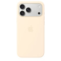 iPhone 17 Pro Max Silikon Case mit MagSafe - Vanille