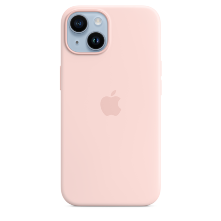 Sie sehen das Produktbild 01 von iPhone 14 Silikon Case mit MagSafe - Kalkrosa iPhone 14 Silikon Case mit MagSafe - Kalkrosa