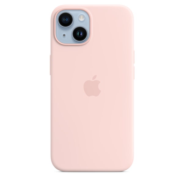 Sie sehen das Produktbild 01 von iPhone 14 Silikon Case mit MagSafe - Kalkrosa iPhone 14 Silikon Case mit MagSafe - Kalkrosa