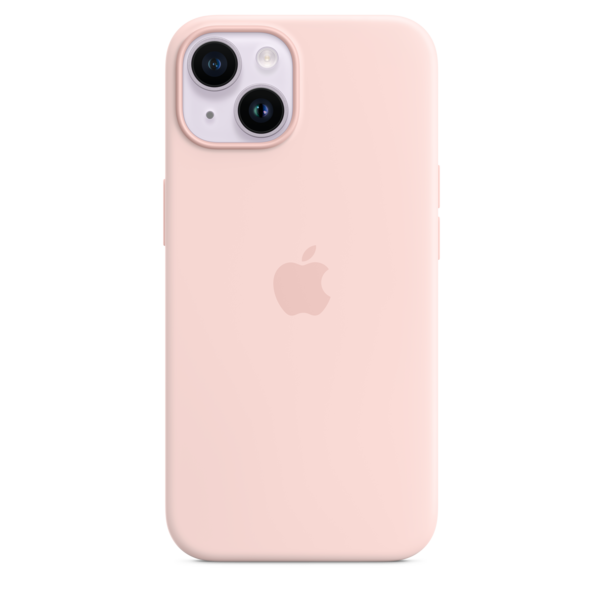 Sie sehen das Produktbild 02 von iPhone 14 Silikon Case mit MagSafe - Kalkrosa iPhone 14 Silikon Case mit MagSafe - Kalkrosa