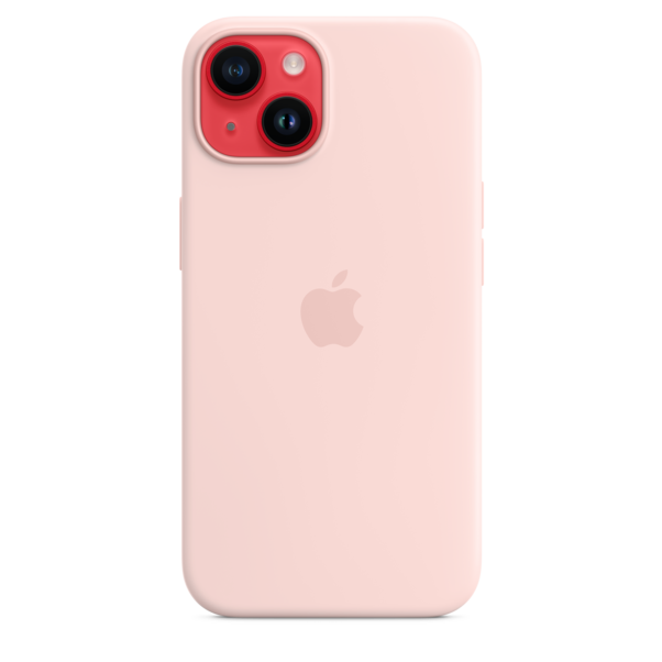 Sie sehen das Produktbild 05 von iPhone 14 Silikon Case mit MagSafe - Kalkrosa iPhone 14 Silikon Case mit MagSafe - Kalkrosa