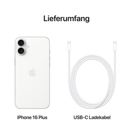 Sie sehen das Produktbild 09 von iPhone 16 Plus 512 GB Weiß iPhone 16 Plus 512 GB Weiß