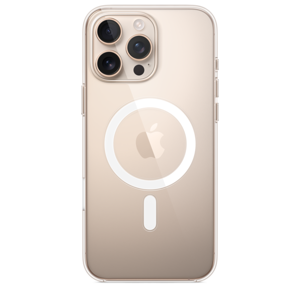 Sie sehen das Produktbild 01 von iPhone 16 Pro Max Clear Case mit MagSafe iPhone 16 Pro Max Clear Case mit MagSafe