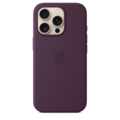Sie sehen das Produktbild 01 von iPhone 16 Pro Silikon Case mit MagSafe – Pflaume iPhone 16 Pro Silikon Case mit MagSafe – Pflaume