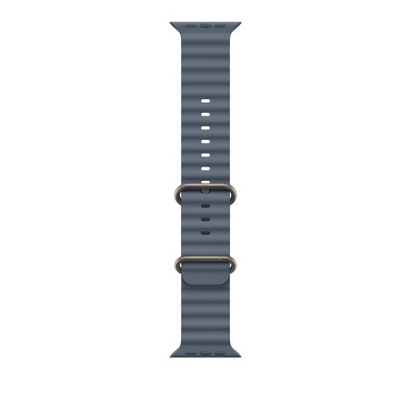 Sie sehen das Produktbild 01 von 49 mm Ocean Armband Maritimblau - Titan Natur 49 mm Ocean Armband Maritimblau - Titan Natur