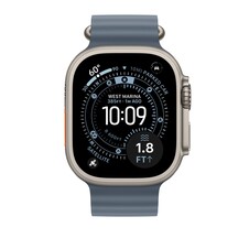 Sie sehen das Produktbild 03 von 49 mm Ocean Armband Maritimblau - Titan Natur 49 mm Ocean Armband Maritimblau - Titan Natur