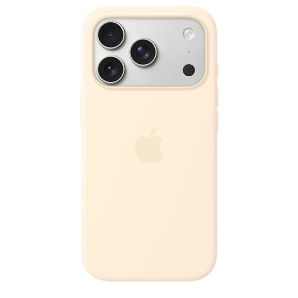 iPhone 17 Pro Silikon Case mit MagSafe - Vanille