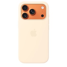 Sie sehen das Produktbild 02 von iPhone 17 Pro Silikon Case mit MagSafe - Vanille iPhone 17 Pro Silikon Case mit MagSafe - Vanille