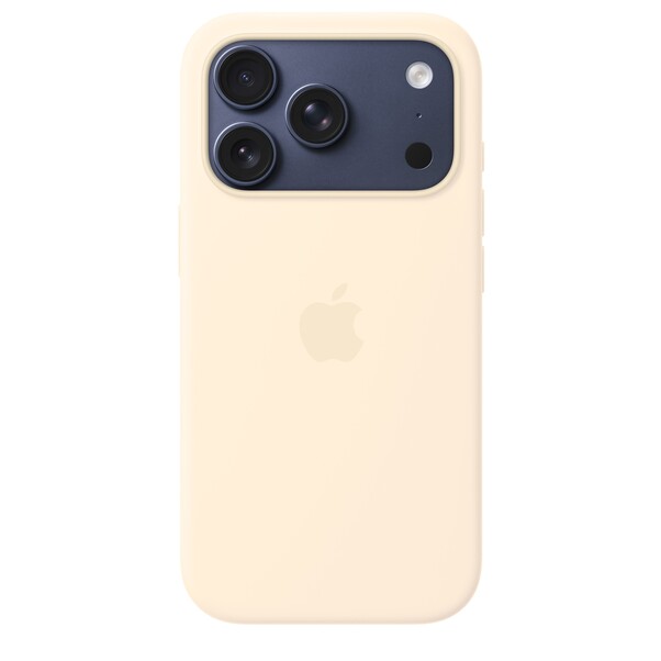 iPhone 17 Pro Silikon Case mit MagSafe - Vanille