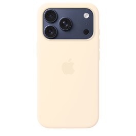 Sie sehen das Produktbild 03 von iPhone 17 Pro Silikon Case mit MagSafe - Vanille iPhone 17 Pro Silikon Case mit MagSafe - Vanille