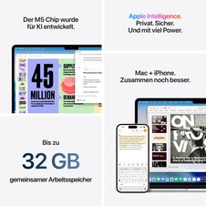 Sie sehen das Produktbild 08 von 13" MacBook Air: Apple M5 Chip mit 10‑Core CPU und 10‑Core GPU, 1 TB SSD - Mitternacht 13" MacBook Air: Apple M5 Chip mit 10‑Core CPU und 10‑Core GPU, 1 TB SSD - Mitternacht
