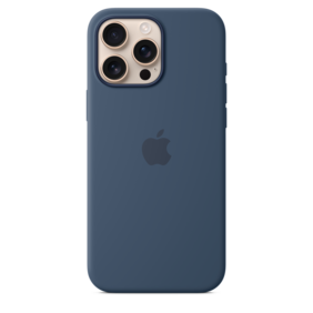 iPhone 16 Pro Max Silikon Case mit MagSafe – Denim
