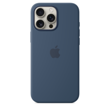 Sie sehen das Produktbild 02 von iPhone 16 Pro Max Silikon Case mit MagSafe – Denim iPhone 16 Pro Max Silikon Case mit MagSafe – Denim