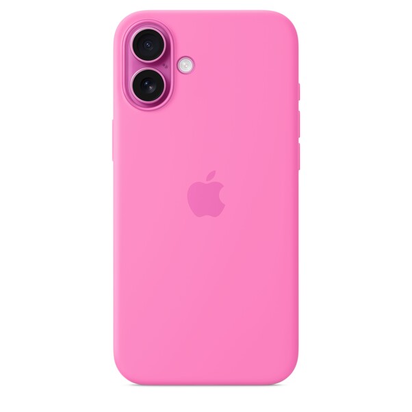 iPhone 16 Plus Silikon Case mit MagSafe – Pfingstrose