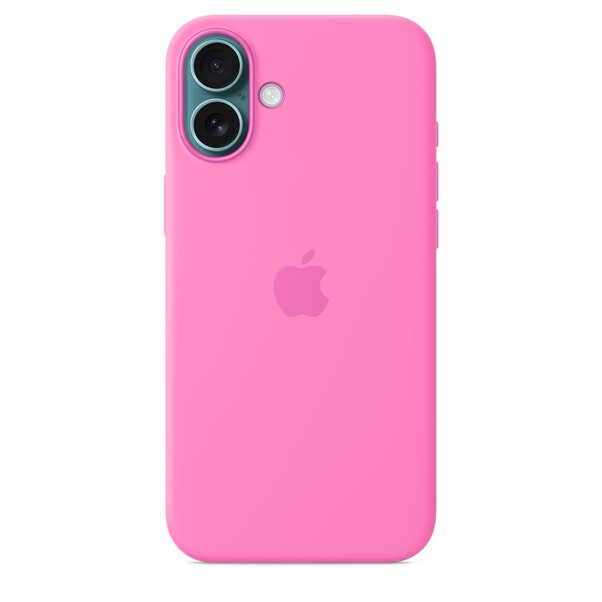 iPhone 16 Plus Silikon Case mit MagSafe – Pfingstrose