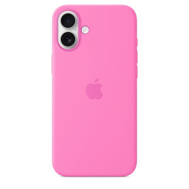 iPhone 16 Plus Silikon Case mit MagSafe – Pfingstrose