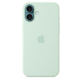 iPhone 16 Plus Silikon Case mit MagSafe – Aquamarin